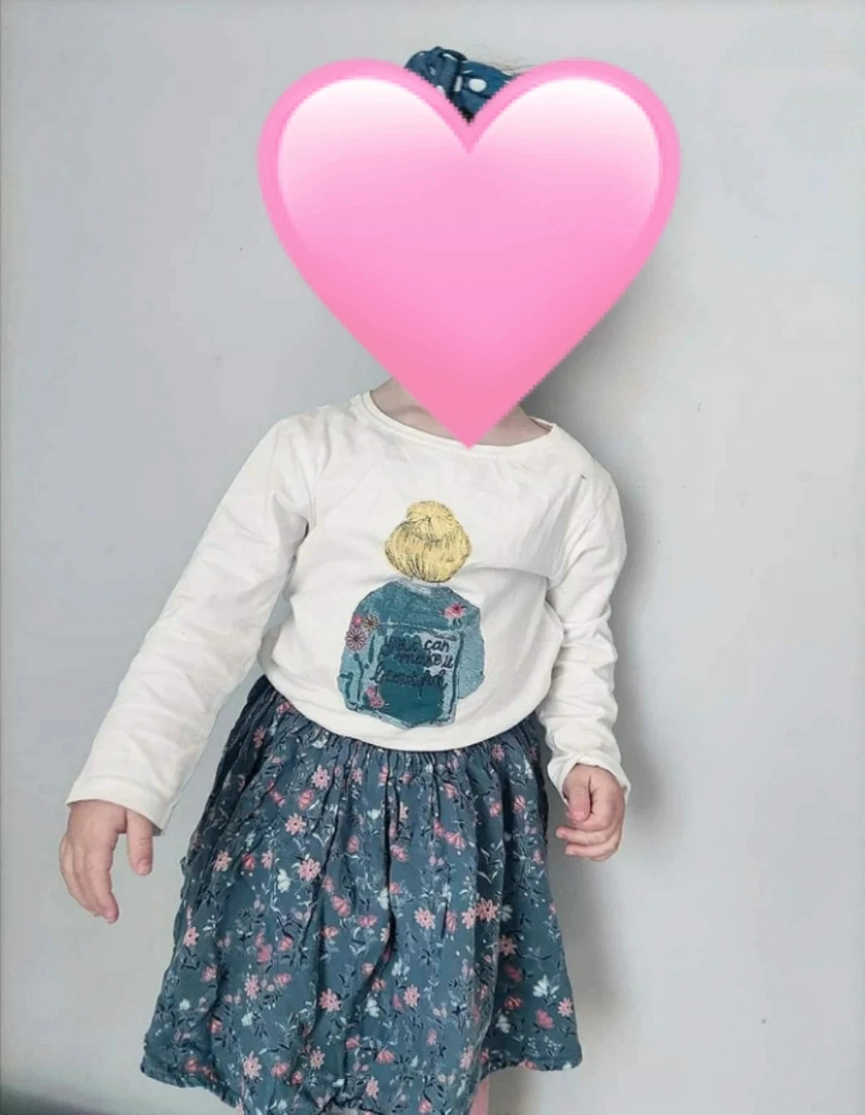 23 mois 2 ans ensemble tape a l'oeil teeshirt et jupe